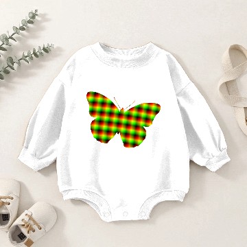 Discover Patterned butterfly Baby Romper Sweatshirts