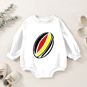 Discover rugby ball 3 colors Baby Romper Sweatshirts
