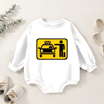 Discover Taxi Baby Romper Sweatshirts