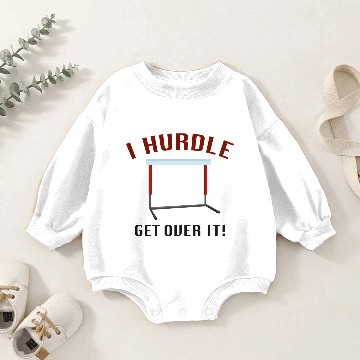 Discover Get Over It! Baby Romper Sweatshirts
