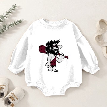 Discover Caveman funny comic sunglasses Baby Romper Sweatshirts