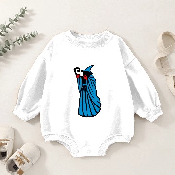 Discover The Floating Wizard Baby Romper Sweatshirts