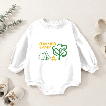 Discover Summer camp Baby Romper Sweatshirts