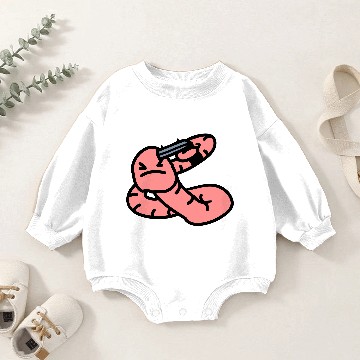 Discover Polyprismatic Tiled Crucifix Baby Romper Sweatshirts
