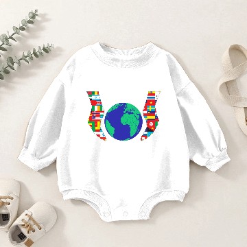 Discover Peaceful Hands With Stroke Baby Romper Sweatshirts
