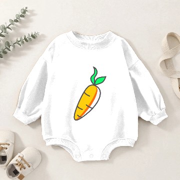 Discover carrot Baby Romper Sweatshirts