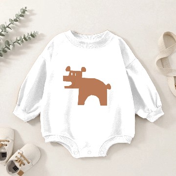Discover Bear Baby Romper Sweatshirts