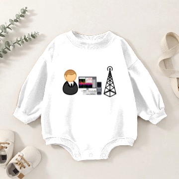 Discover Signal / spectrum analyst Baby Romper Sweatshirts