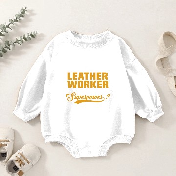 Discover Leather Worker Baby Romper Sweatshirts