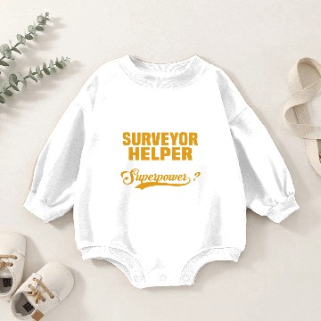 Discover Surveyor Helper Baby Romper Sweatshirts