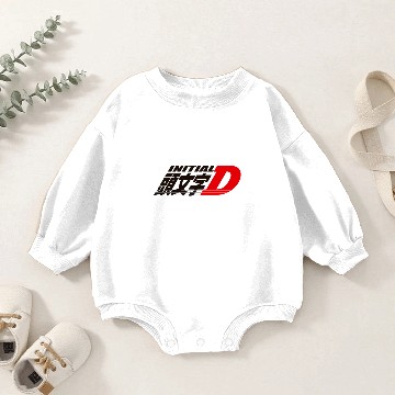 Discover Initial D logo Baby Romper Sweatshirts