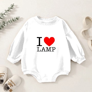 Discover I love lamp Baby Romper Sweatshirts