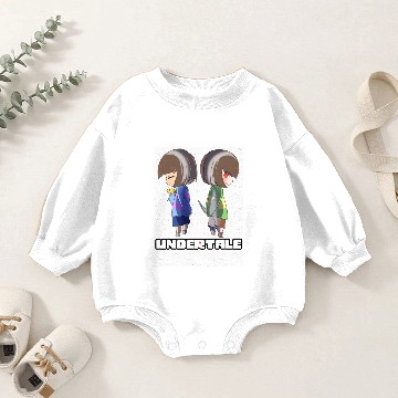 Discover Undertale - chara and frisk Baby Romper Sweatshirts