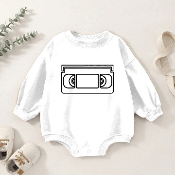 Discover VHS Tape Baby Romper Sweatshirts