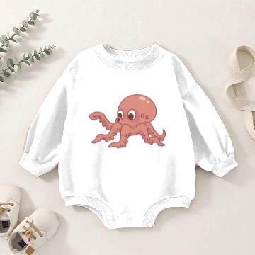 Discover Octopus Baby Romper Sweatshirts