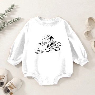 Discover vegetable artichoke Baby Romper Sweatshirts