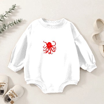 Discover Cute Octopus Baby Romper Sweatshirts