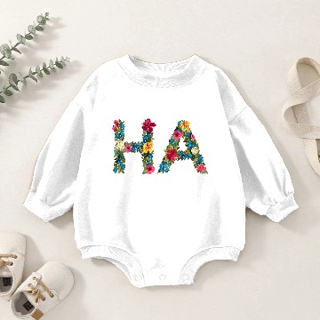 Discover HA - Hawaii coast guard code Baby Romper Sweatshirts
