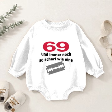 Discover Snowman angry Baby Romper Sweatshirts