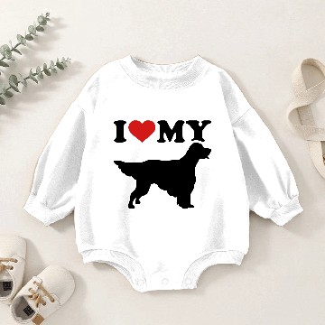 Discover English Setter Baby Romper Sweatshirts