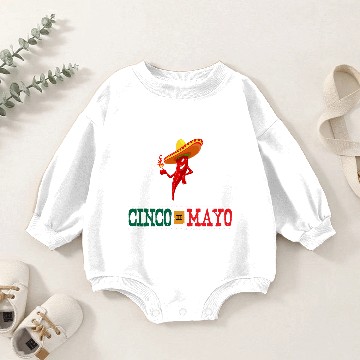 Discover Cinco de Mayo Baby Romper Sweatshirts
