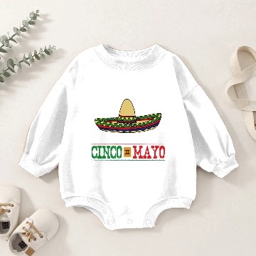 Discover Cinco de Mayo Baby Romper Sweatshirts