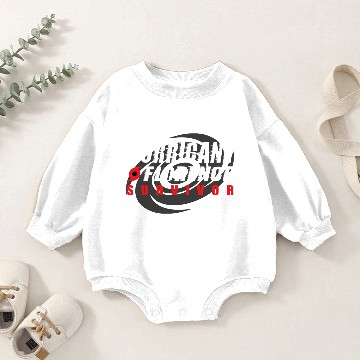 Discover Hurricane Florence Survivor Baby Romper Sweatshirts