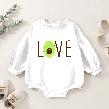 Discover Avocado Love Baby Romper Sweatshirts