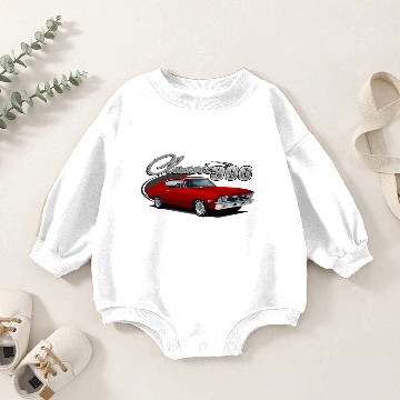 Discover 396 Red Chevelle Baby Romper Sweatshirts