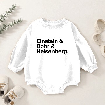 Discover Einstein & Bohr & Heisenberg Baby Romper Sweatshirts
