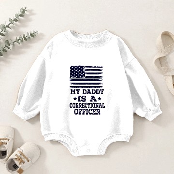 Discover Correctional Officer Daddy Baby Romper Sweatshirts