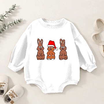Discover Funny Easter Bunny - be different Baby Romper Sweatshirts