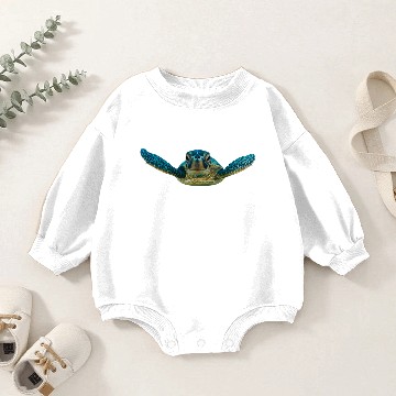 Discover sea turtle am431 Baby Romper Sweatshirts