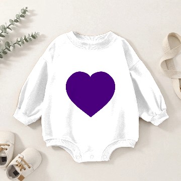 Discover Love - Purple Baby Romper Sweatshirts