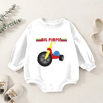 Discover Big Pimpin Baby Romper Sweatshirts