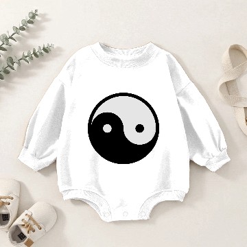 Discover Ying Yang Baby Romper Sweatshirts