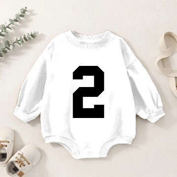 Discover number 2 solid Baby Romper Sweatshirts