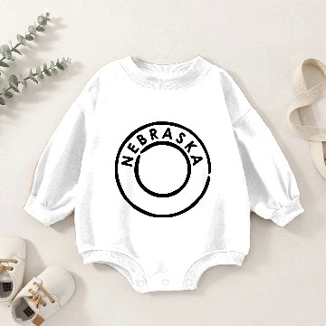 Discover Nebraska Baby Romper Sweatshirts