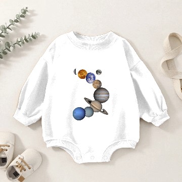 Discover Solar System 2 Baby Romper Sweatshirts