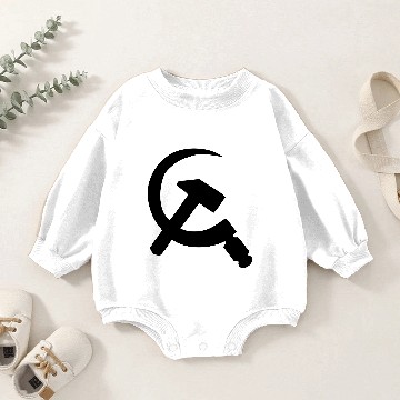 Discover Hammer and Sickle Baby Romper Sweatshirts