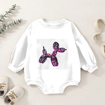 Discover Balloon Dog Baby Romper Sweatshirts