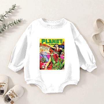 Discover 1940's SCI FI PLANET COMICS Baby Romper Sweatshirts