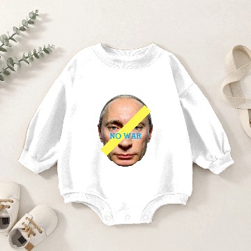 Discover NO WAR PUTIN Baby Romper Sweatshirts