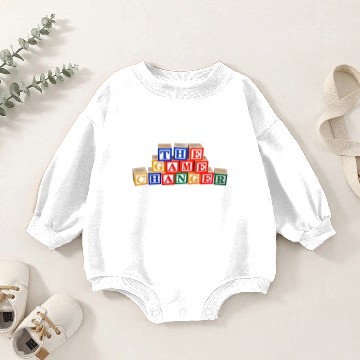 Discover Game Changer Building Block Letters Baby Romper Sweatshirts