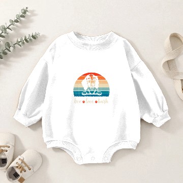 Discover Live Love Bark Spaniel Welsh Springer Baby Romper Sweatshirts