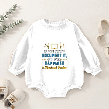 Discover Medical Coder If You Didn't Document It Coding ICD Sleeveless Baby Romper Sweatshirts
