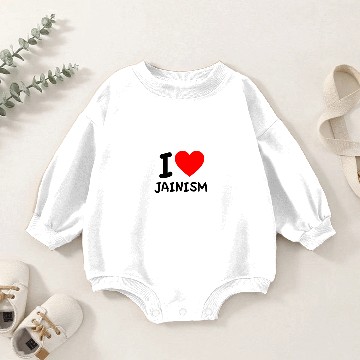 Discover I Love Jainism Baby Romper Sweatshirts