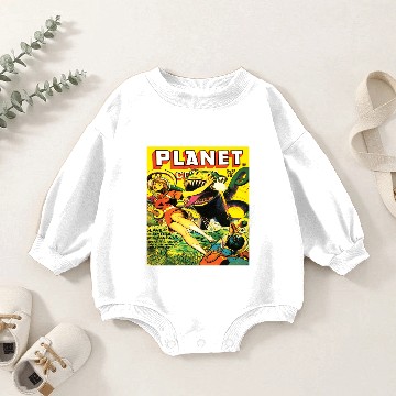Discover 1940's PLANET COMICS SCI FI Baby Romper Sweatshirts