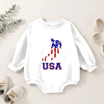 Discover Team USA Soccer 2022 Baby Romper Sweatshirts