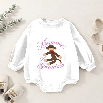 Discover Sock Monkey Baby Romper Sweatshirts